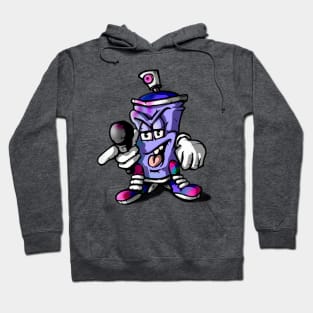 Spray Paint Can Man Hoodie